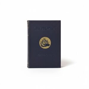 VTG The Prophet by - Classic Hardcover Book with Gold Emblem by Khalil Gibran